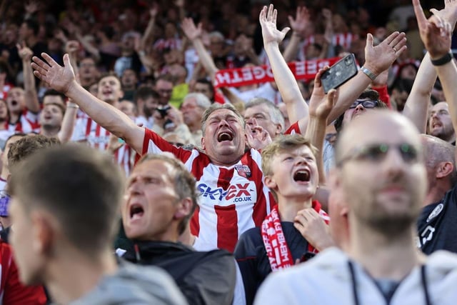 Brentford supporters had an average fan happiness score of 3.94 last season.
