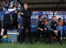 Newcastle United head coach Eddie Howe at Prenton Park.