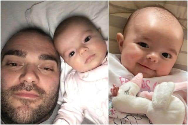 Darren Waggott with his daughter Lilly Rose