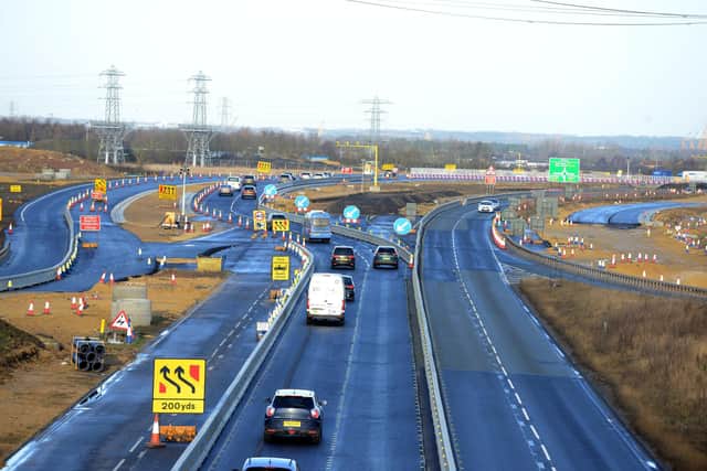 The carriageway north of Testo's roundabout on the A19 is currently closed
