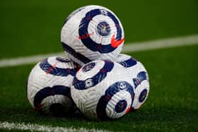 Premier League match ball. (Photo by Phil Noble - Pool/Getty Images)