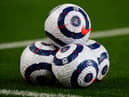 Premier League match ball. (Photo by Phil Noble - Pool/Getty Images)