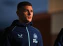 Newcastle United's English defender Kieran Trippier arrives for the English Premier League football match between Nottingham Forest and Newcastle United at The City Ground in Nottingham, central England, on March 17, 2023. (Photo by Oli SCARFF / AFP)