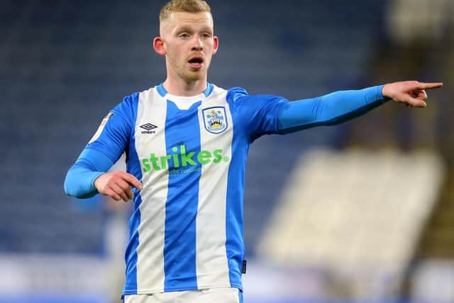 Huddersfield Town midfielder Lewis O'Brien has been linked with a move to Newcastle United this summer. (Photo by Alex Livesey/Getty Images)