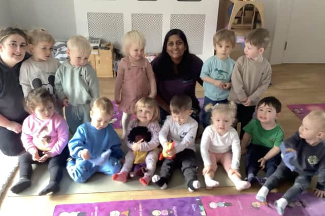 Nurserytime youngsters during Children's Mental Health Week.