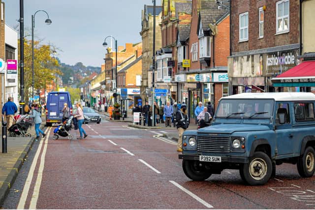 Filming took place in Chester-le-Street on Tuesday, October 20