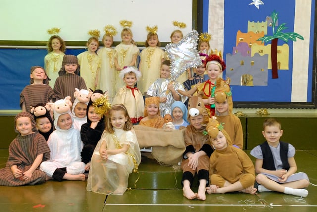 Meet the stars of Whoop A Daisy Angel - the Nativity at the school 16 years ago.