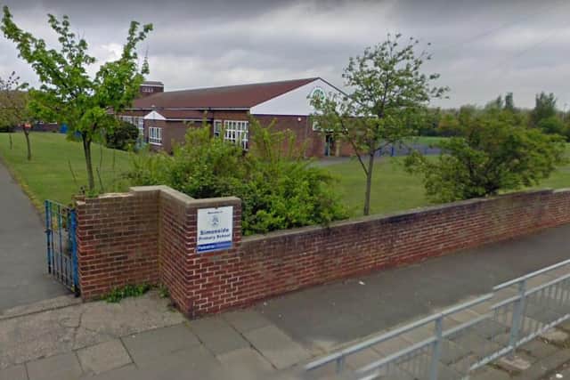 The headteacher of Simonside Primary has confirmed that Year 2 were sent home after a teacher tested positive for Covid-19. Photo: Google Maps.