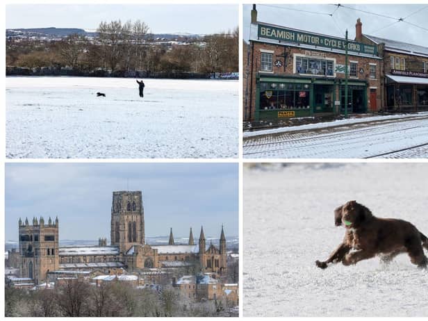 These are some of the top photos of the snowy weather we've seen over the last few days.