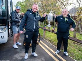 Chairman Vin Pearson has hailed Hebburn Town manager Kevin Bolam. Picture by Richard Waugh.
