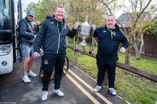 Chairman Vin Pearson has hailed Hebburn Town manager Kevin Bolam. Picture by Richard Waugh.