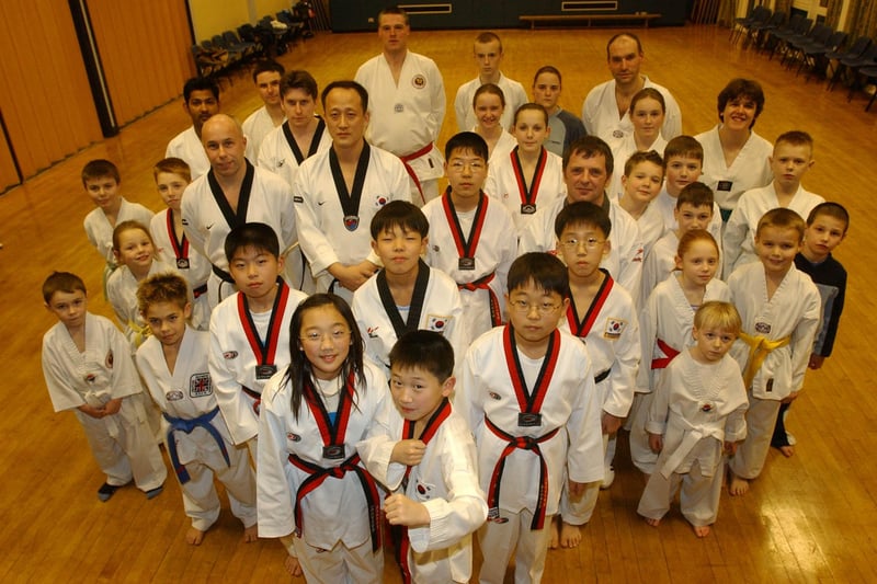 A 2004 Tae Kwon Do group at the Wynyard Road Community Centre. Are you in the picture?