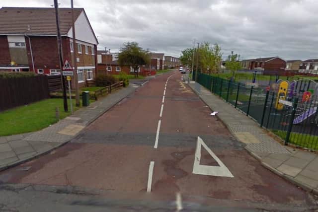 Leslie Lovelock was pulled over by police in his Peugeot in Masefield Drive, South Shields, in the early hours of Sunday, June 7. Picture: Google.