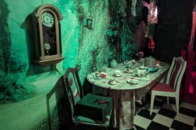 Almost Alice Themed Room at the Escapologist