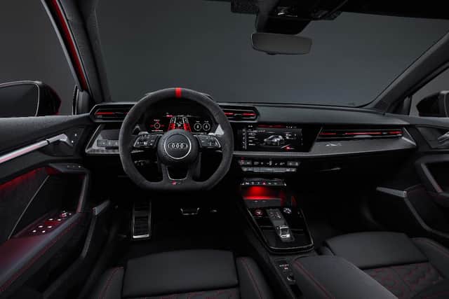 The new RS3 gets new seats and infotainment