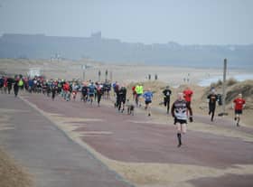 The start of a previous South Shields parkrun.
