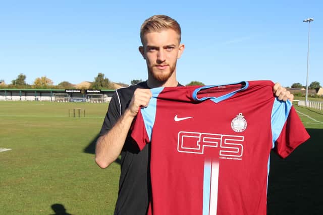South Shields have completed the signing of Hitchin Town's Callum Stead