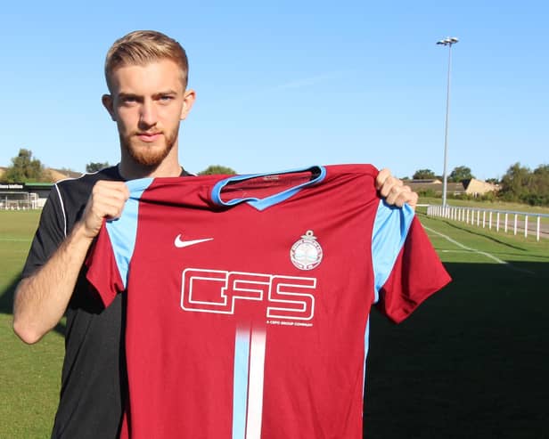 South Shields have completed the signing of Hitchin Town's Callum Stead