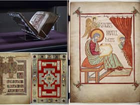 The Lindisfarne Gospels. Picture: British Library Board