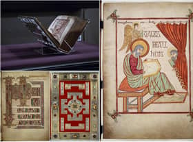 The Lindisfarne Gospels. Picture: British Library Board