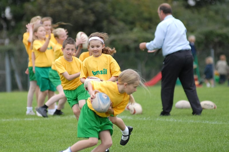 A session on the rugby pitch. Do you recognise any of the players?