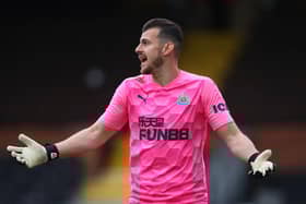 Newcastle United's Martin Dubravka has returned to training (Photo by Marc Atkins/Getty Images)