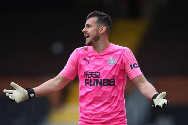 Newcastle United's Martin Dubravka has returned to training (Photo by Marc Atkins/Getty Images)