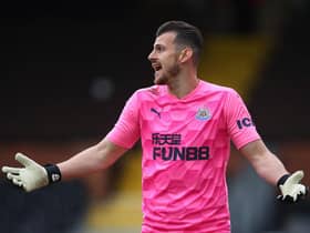 Newcastle United's Martin Dubravka has returned to training (Photo by Marc Atkins/Getty Images)