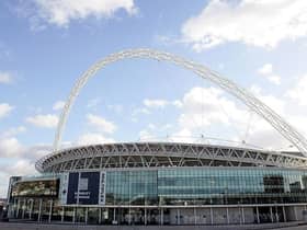 Wembley Stadium.