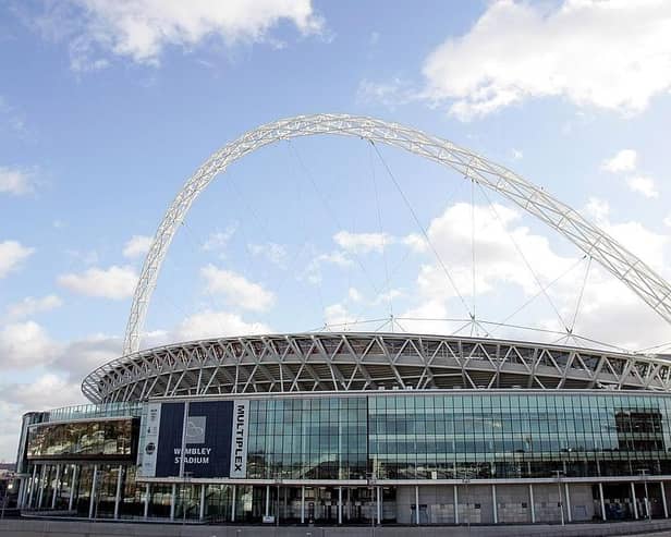 Wembley Stadium.