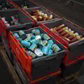 There are a number of ways to support a food bank in your local area. Picture: Daniel Leal-Olivas/AFP via Getty Images.