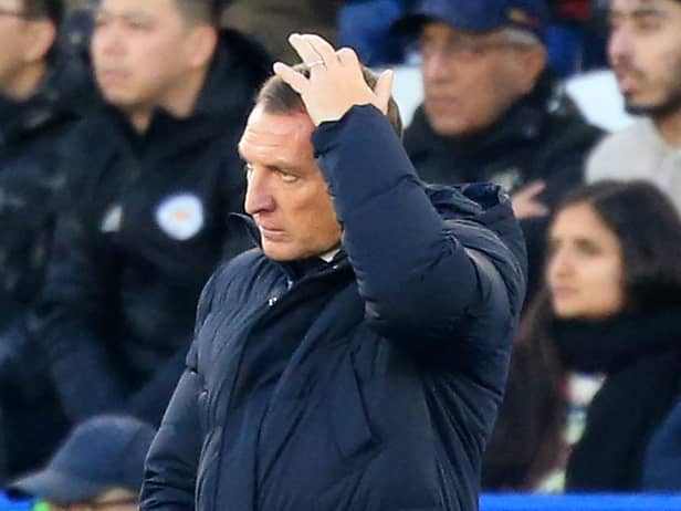 Leicester City manager Brendan Rodgers.