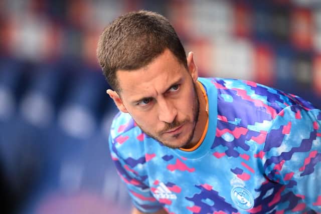 Real Madrid's Eden Hazard has been linked with Newcastle United and Chelsea (Photo by David Ramos/Getty Images)