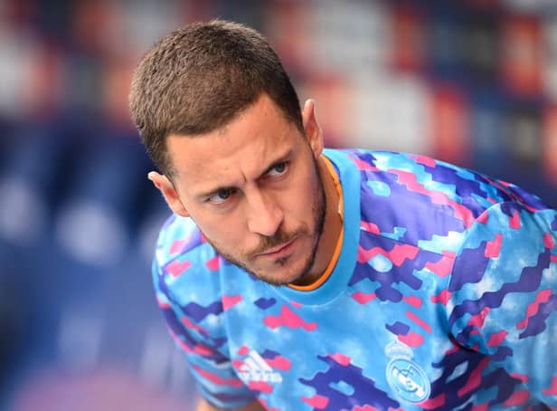 Real Madrid's Eden Hazard has been linked with Newcastle United and Chelsea (Photo by David Ramos/Getty Images)
