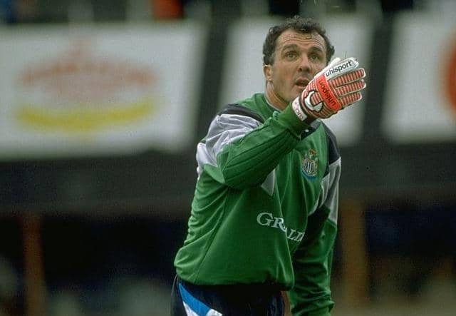 Former Newcastle United goalkeeper John Burridge.