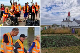 The allotment project is a link-up between Age Concern Tyneside South (ACTS) and Explore SeaScapes with backing from the National Trust.