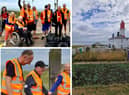 The allotment project is a link-up between Age Concern Tyneside South (ACTS) and Explore SeaScapes with backing from the National Trust.