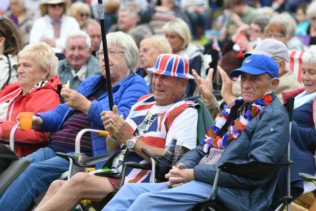 Proms in the Park in South Shields on Sunday.