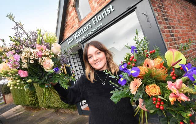New owner of the former Jan Watters florist in Cleadon Village Caroline Oxberry.