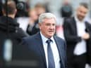 Steve Bruce at St James's Park in October.