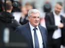 Steve Bruce at St James's Park in October.