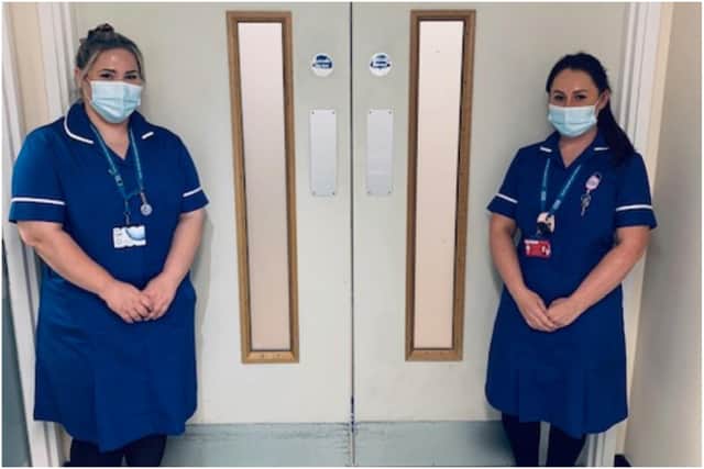 Bobbie Branley-Speirs and Claire Beaton were student nurses when they volunteered to work on the frontline of the coronavirus pandemic.