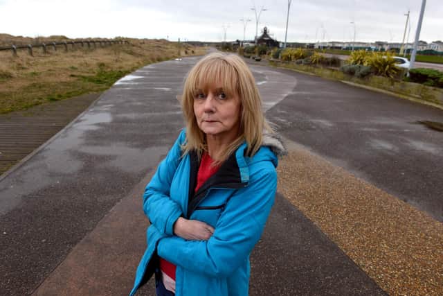 Linda Lindsay (pictured) says she imagines her daughter 'dancing with the mermaids' a year after her disappearance at the beach in South Shields