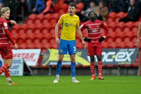Sunderland defender Tom Flanagan playing against Doncaster.