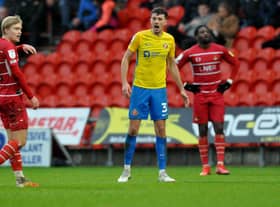 Sunderland defender Tom Flanagan playing against Doncaster.