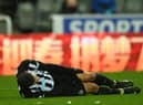 Newcastle United defender Fabian Schar is edging closer to a return from injury. (Photo by GARETH COPLEY/POOL/AFP via Getty Images)
