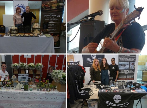 Pictures from a previous vegan festival.