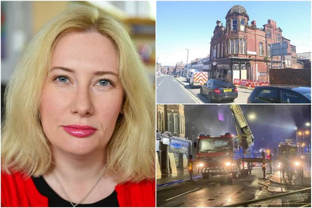 South Shields MP Emma Lewell-Buck will raise the question of what will happen next to the Victoria Hall with South Tyneside Council following the a fire. Scene pictures used with thanks to Liam Christopher Walker.