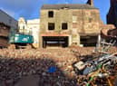 Demolition works on East Street, South Shields.