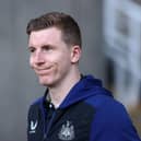 Matt Targett arriving at St James's Park.